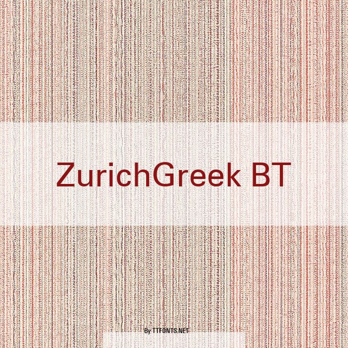 ZurichGreek BT example